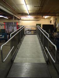 ADA compliant ramp in production