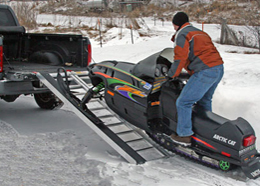 Bi-fold Snowmobile Ramp