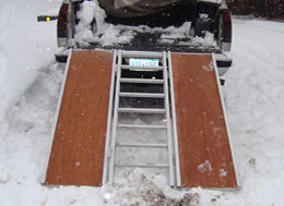Tri-fold Snowmobile Ramp