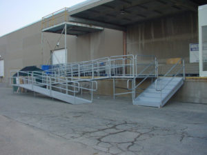 Commercial Industrial Aluminum Sectional Ramp Accessibility