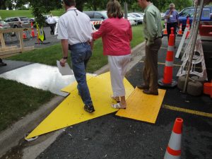 Sidewalk Accessible Curb Ramp