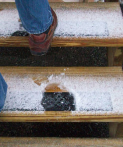 Black Handi Treads Non Skid Stair Tread Snow Steps
