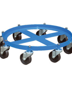 Heavy Duty Drum Dolly - 8 cast iron casters