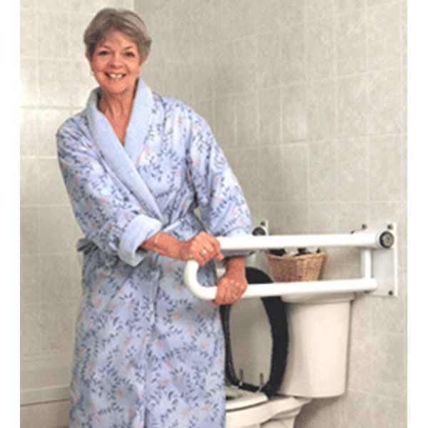 Toilet Support Rail - Hinged - Right - 28"