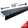 Extra Long 48" Non Slip Nosing - Black
