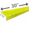 30" Non Slip Nosing - Yellow