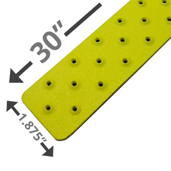 30" Non Slip Stair Strip - Yellow