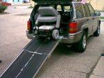 Multifold Portable Ramp with Scooter