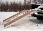 Snowmobile Truck Ramp Installed