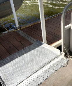 Deployed Aqua Sidekick Boat Access Ramp