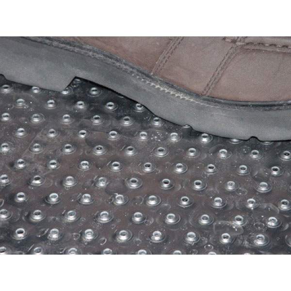 Handi-Treads Non-Slip Nosing, Aluminum, Silver, 36in x 9in x 1.125in, with screws
