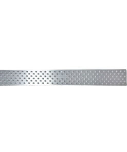 Handi-Treads Non-Slip Tread, Aluminum, Silver, 48in x 3.75in, with screws