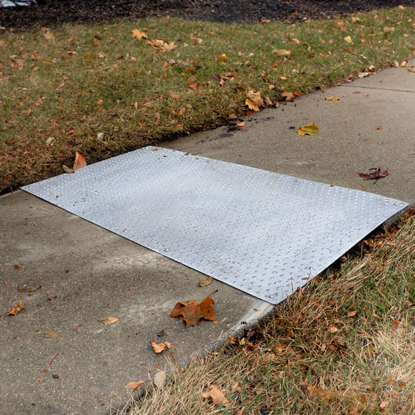 Sidewalk Repair Kit Installed