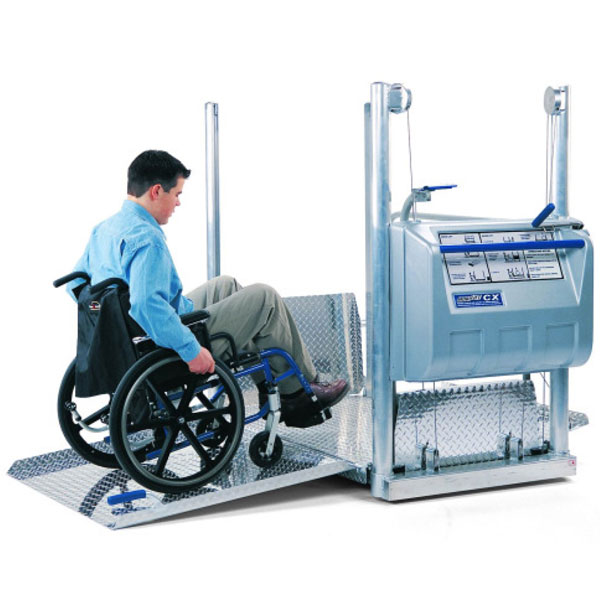Mobilift CX Portable Wheelchair Lift Loading