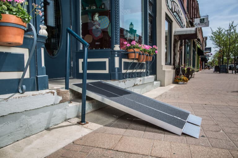 Stairs Luggage Ramp EZ-ACCESS® SUITCASE® Singlefold AS Ramps - HandiRamp