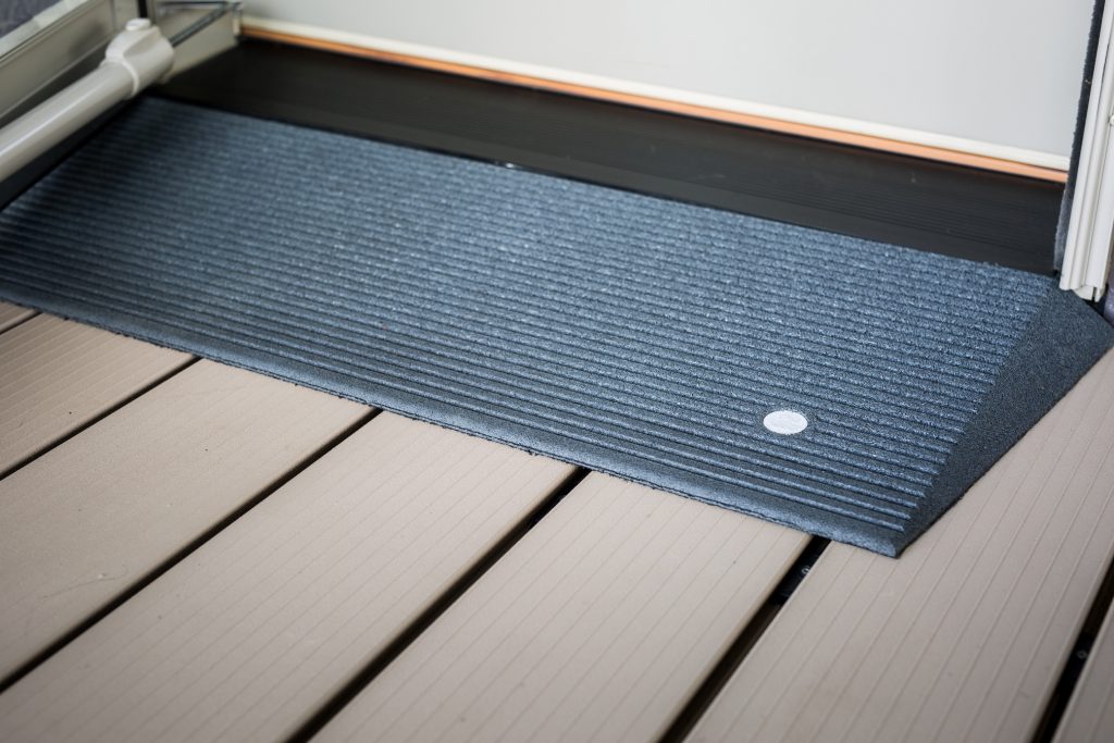 EZACCESS® TRANSITIONS® Angled Entry Rubber Threshold Ramps HandiRamp