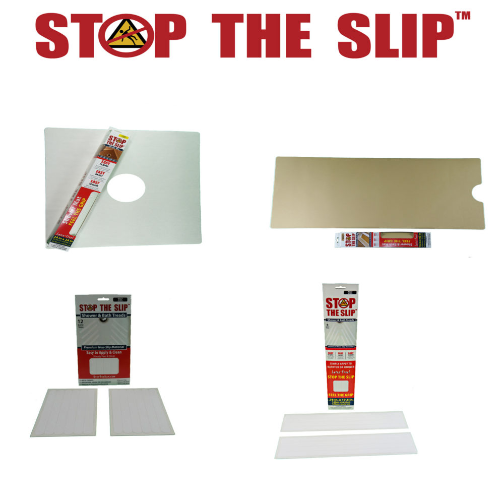 Stop The Slip™ Shower and Bath Strips and Mats - HandiRamp