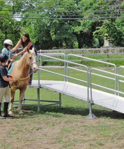 Horse Mounting Ramp Child Mounted