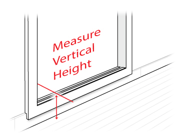 Measure Height at the Top of the Threshold