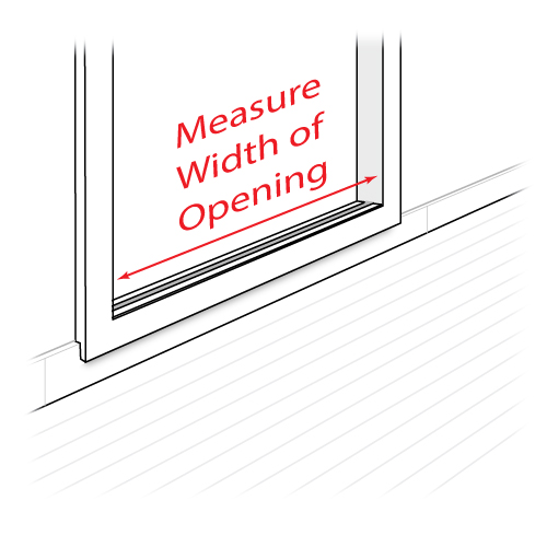Measure Width of the Door Opening