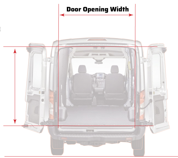 Measure the width of door opening