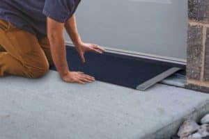 Zero Rubber Ramp Threshold Installation Installing and Adjusting a Rubber or Aluminum Threshold Ramp