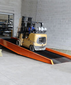 Permanent Yard Ramp for Material Handling