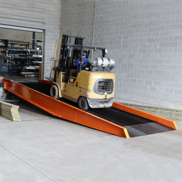 Permanent Yard Ramp for Material Handling