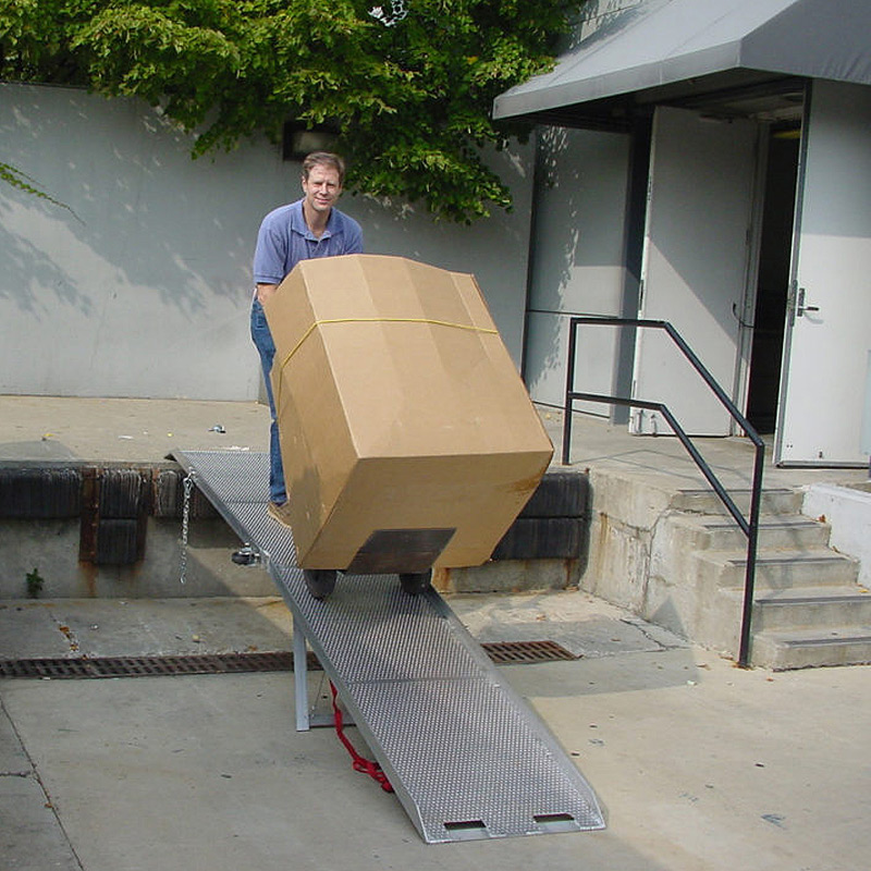 Portable Delivery Ramps are convenient to fold and unfold for deliveries