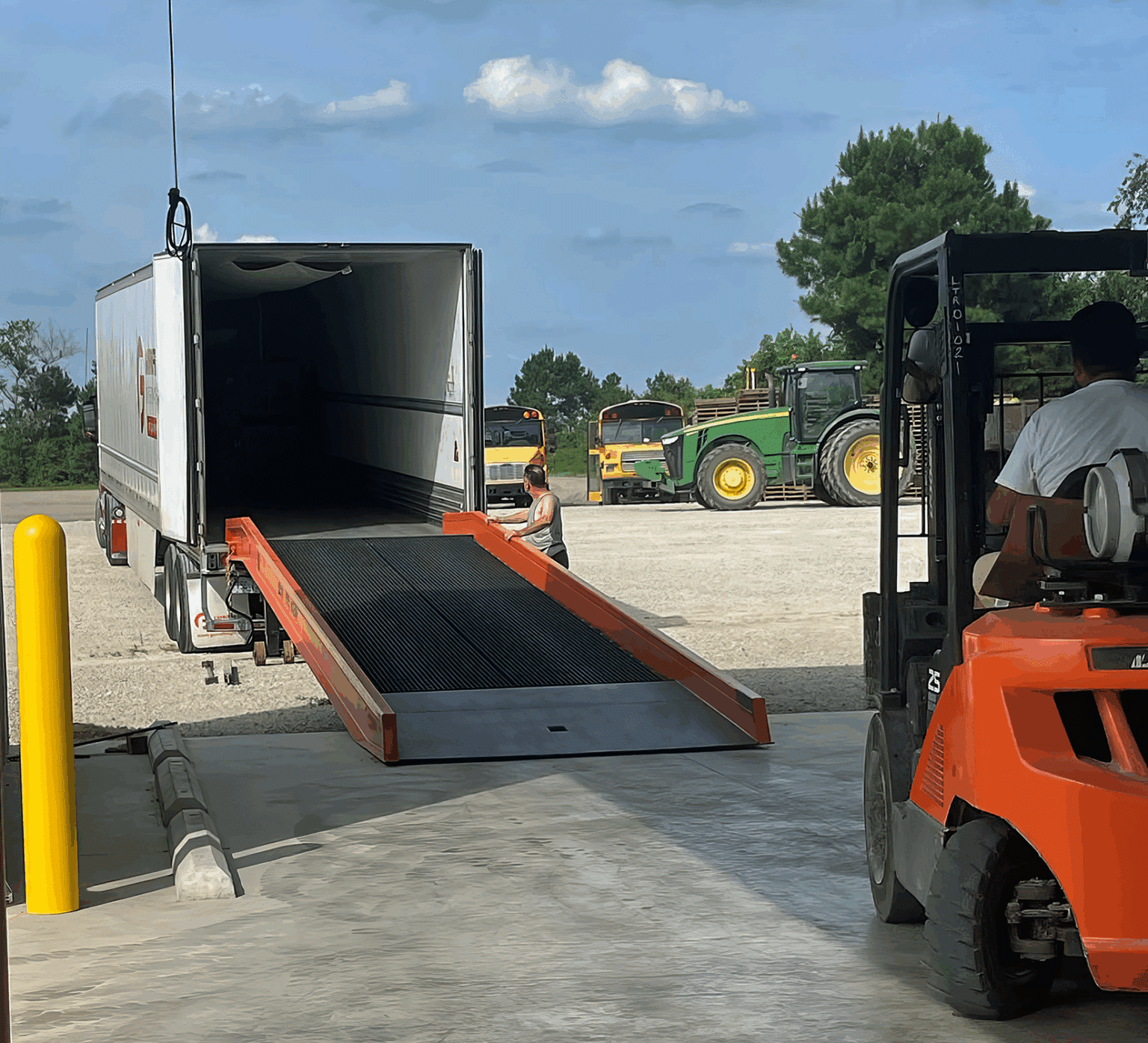 Porable Ramp For Container Loading Portable Forklift Ramps for Containers: The Ideal Solution for Loading ...