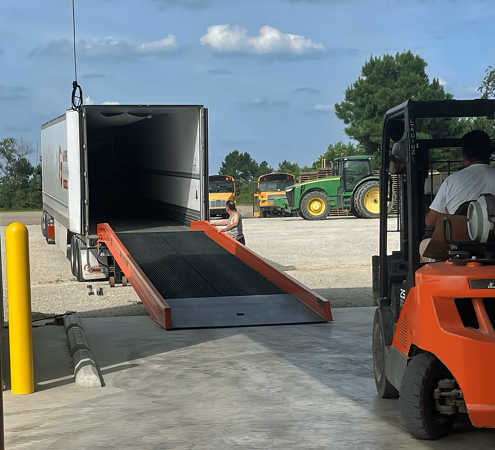 Portable Forklift Ramps for Containers: The Ideal Solution for Loading ...